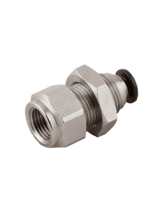 Raccord traversées murales femelle 1/8 tuyau 6mm - Série 55000 - Aignep| ADAJUSA