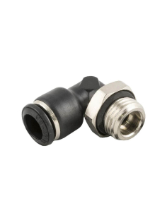 Raccord coudé mâle cylindrique réglable 3/8 tube 6mm Série 55000 - Aignep | ADAJUSA