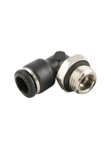 Raccord coudé réglable cylindrique mâle 1/2 tube 6mm Série 55000 - Aignep