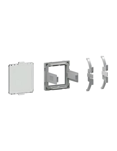 Support de montage transpanel pour pressostat et vacuostat avec adaptateur panneau - Aignep