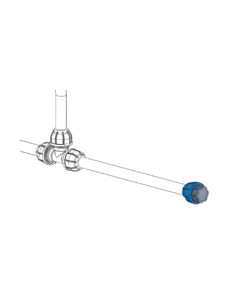 Bouchon fin de ligne diamètre 63mm Sicomat | ADAJUSA | prix
