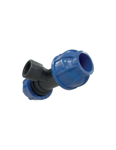 Raccord joint T femelle 1/2 tube 25mm - Sicomat