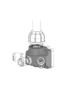 Distributeur 3 sorties entrée femelle 3/4 évacuation des condensats Sicomat | ADAJUSA | prix 2