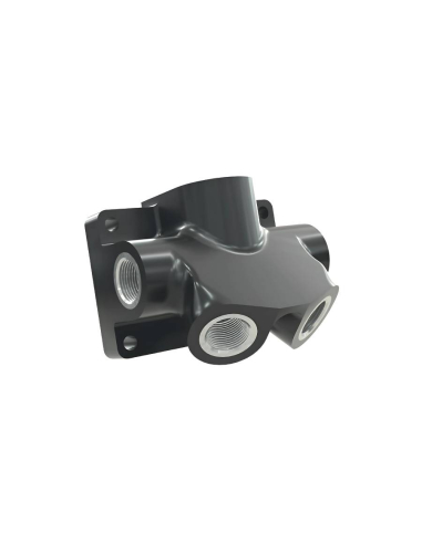 Polyamide and aluminum distributor 4 outputs female input 1/2 - Sicomat