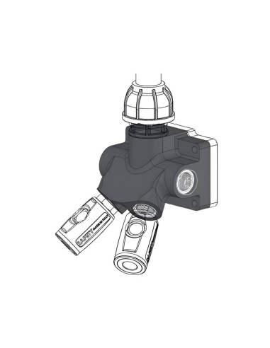 Distributeur 4 sorties entrée femelle 1/2 évacuation des condensats en aluminium Sicomat | ADAJUSA | prix