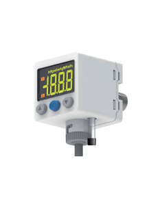 Digital Vacuum switch 2 PNP outputs + analog output Aignep PR02P02P2 - Aignep 2