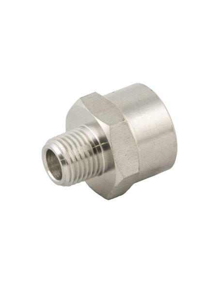 Extension 1/8 conical male to 1/4 female INOX Series 62000 - Aignep | ADAJUSA