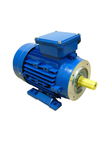 Three-phase motor 0.55kW/0.75HP 230/400V 1500 rpm B34 flange reduced casing