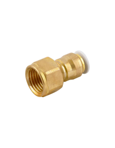 Straight female fitting 3/8 8mm tube for food and drinking water use Series 59000 FOOD - Aignep | ADAJUSA