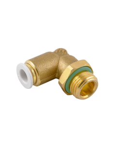 Raccord coudé mâle cylindrique réglable 1/8 tube 6mm pour usage alimentaire et eau potable Série 59000 FOOD - Aignep | ADAJUSA