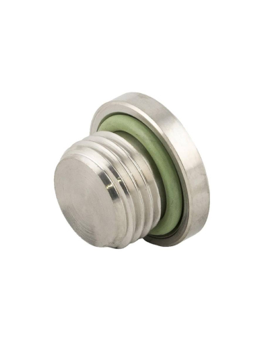 Bouchon 1/2 mâle avec joint FKM INOX Série 62000 - Aignep