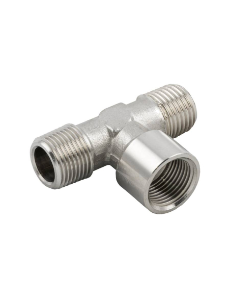 T fitting female central thread 1/4 INOX Series 62000 - Aignep | ADAJUSA