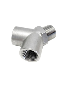 Raccord Y à 90º mâle central 1/2 INOX Série 62000 - Aignep | ADAJUSA