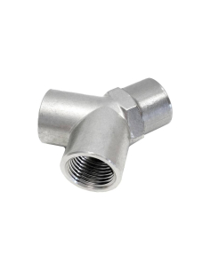 Y branch fitting at 90º female 1/2 INOX Series 62000 - Aignep | ADAJUSA