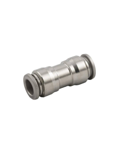 Intermediate straight tube fitting 8mm INOX Series 60000 - Aignep | ADAJUSA