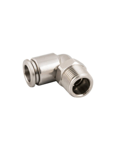 Conical male adjustable elbow fitting 1/4 tube 8mm INOX Series 60000 - Aignep | ADAJUSA
