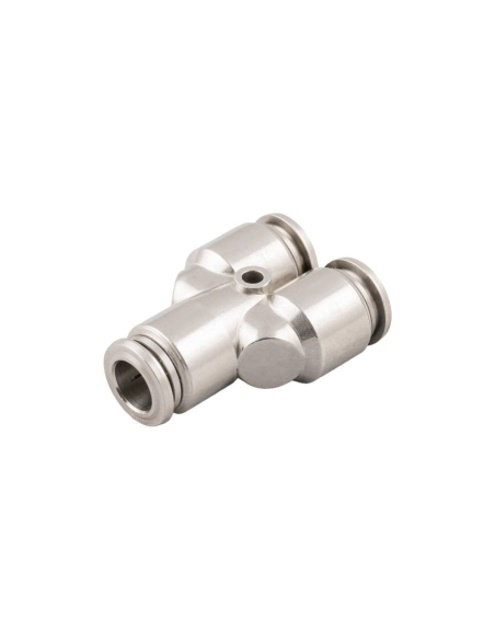Y-intermediate tube fitting 6mm INOX Series 60000 - Aignep | ADAJUSA