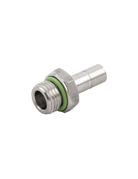 Cylindrical male adapter 1/2 tube 12mm INOX Series 60000 - Aignep | ADAJUSA