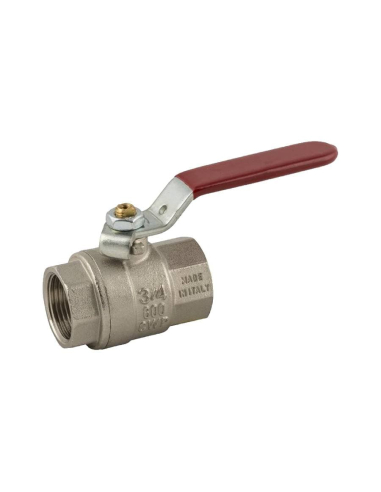 3/4 female 2- way shut-off valve with lever - Aignep