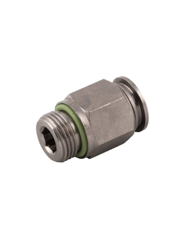 Raccord droit 1/4 tube 8mm usage alimentaire Série 70000 FOOD GRADE - Aignep