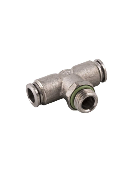 Adjustable cylindrical male T fitting 1/8 tube 4mm food use Series 70000 FOOD GRADE - Aignep | ADAJUSA