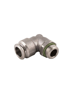 Male cylindrical adjustable elbow fitting 1/8 tube 8mm food use Series 70000 FOOD GRADE - Aignep | ADAJUSA