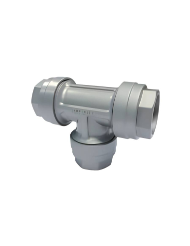 Raccord joint Té Aluminium diamètre 50mm - Aignep