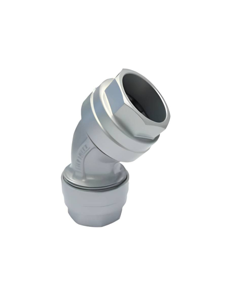 Raccord joint coudé 45º en aluminium diamètre 63mm Aignep | ADAJUSA | prix