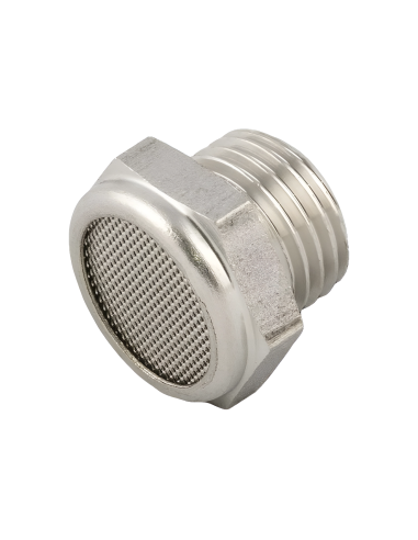 Silencieux 1/4 mâle INOX