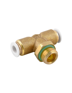 Adjustable cylindrical male T fitting 1/8 6mm tube for food and drinking water use Series 59000 FOOD - Aignep | ADAJUSA