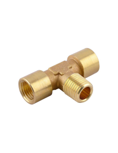 Raccord en T filetage central mâle 1/4 pour usage alimentaire et eau potable Série d'accessoires FOOD - Aignepp | ADAJUSA
