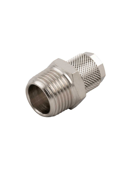 Raccord conique mâle droit 1/2 tube 8/6 Série 1000 - Aignep | ADAJUSA
