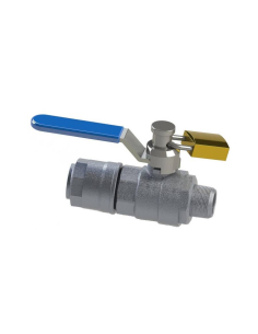 Vanne à boisseau sphérique 2 voie mâle 3/4 tube 25mm cadenas inclus - Aignep | ADAJUSA | prix