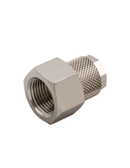 Straight female threaded fitting 1/4 10/8 tube Series 1000 - Aignep | ADAJUSA