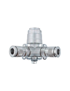 Distributeur 2 sorties assemblé avec connecteurs rapides 25mm Aignep | ADAJUSA | prix