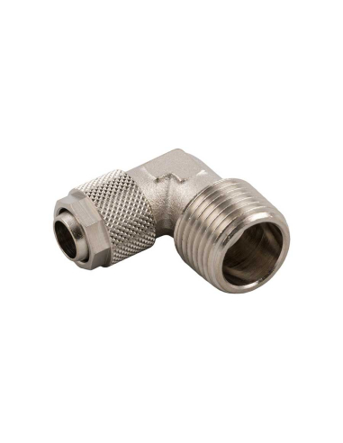 Conical male elbow fitting 1/8 6/4 tube Series 1000 - Aignep