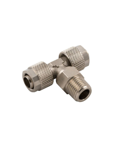 Adjustable T fitting conical central thread 1/8 6/4 tube Series 1000 - Aignep | ADAJUSA