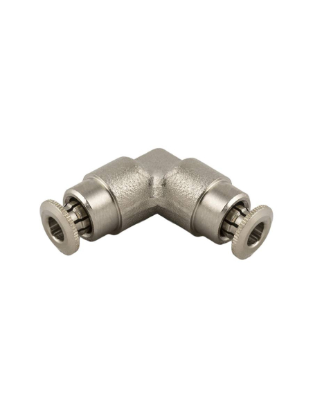 Raccord intermédiaire en L tube 4mm pour lubrification et graissage Série 58000 Haute pression - Aignep | ADAJUSA