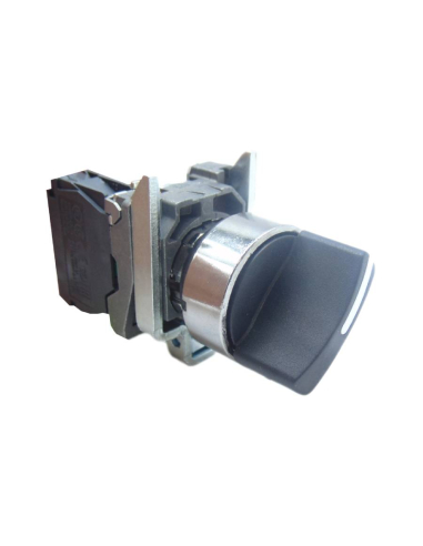 2-position metal selector 1 open contact (NO) - SCHNEIDER
