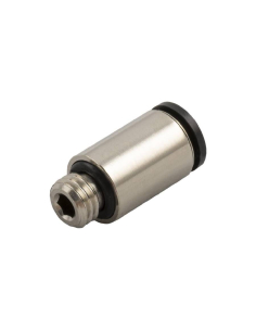 Straight male fitting with internal hexagon M3 4mm tube Series 56000 MINI - Aignep | ADAJUSA