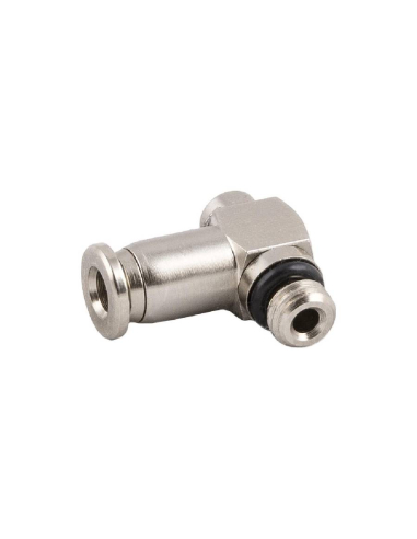 Raccord coudé réglable M3 mâle tube 3mm Série 56000 MINI - Aignep