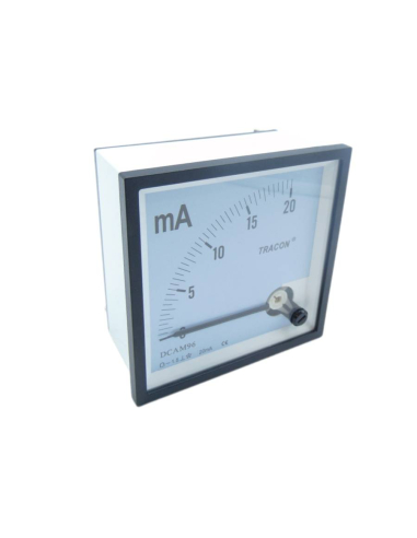 Ammeter direct measurement 0-20mAdc 96x96