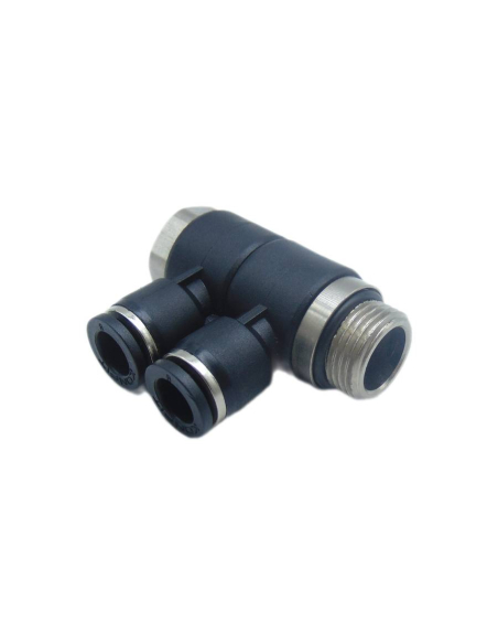 Adjustable fitting 2 body 3/8 tube diameter 8| ADAJUSA