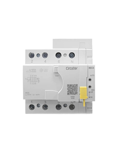 Self-resetting differential 4 poles 63A 300mA...