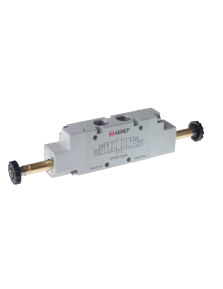 Électrovanne 3/8 5/3 centres fermés monostable - Aignep