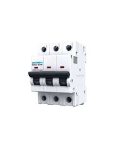 3 pole 25A three-pole magnetothermic switch Hyundai HGD63-M3P025D | ADAJUSA
