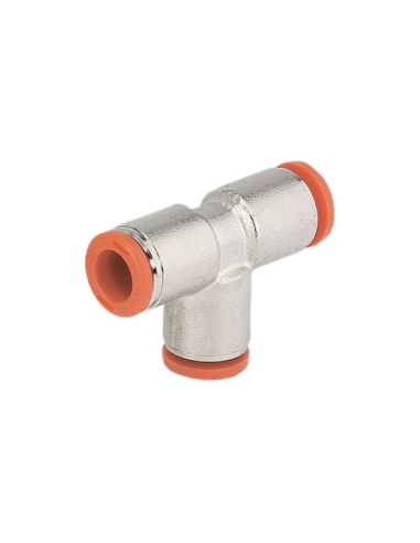 Intermediate T fitting for 4mm instant tube - Metal Work