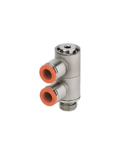 2-body M5 swivel fitting tube diameter 4mm - Metal Work | ADAJUSA