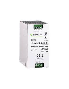 DIN rail Power supply 24 Vdc 10A 240W LDCVDIN-240-24 ADAJUSA | price