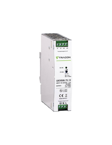Power supply 24Vdc 3.2A 75W DIN rail